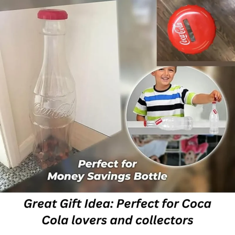 Large Coca-Cola Money Saving Bottles | Piggy Banks for Collectors