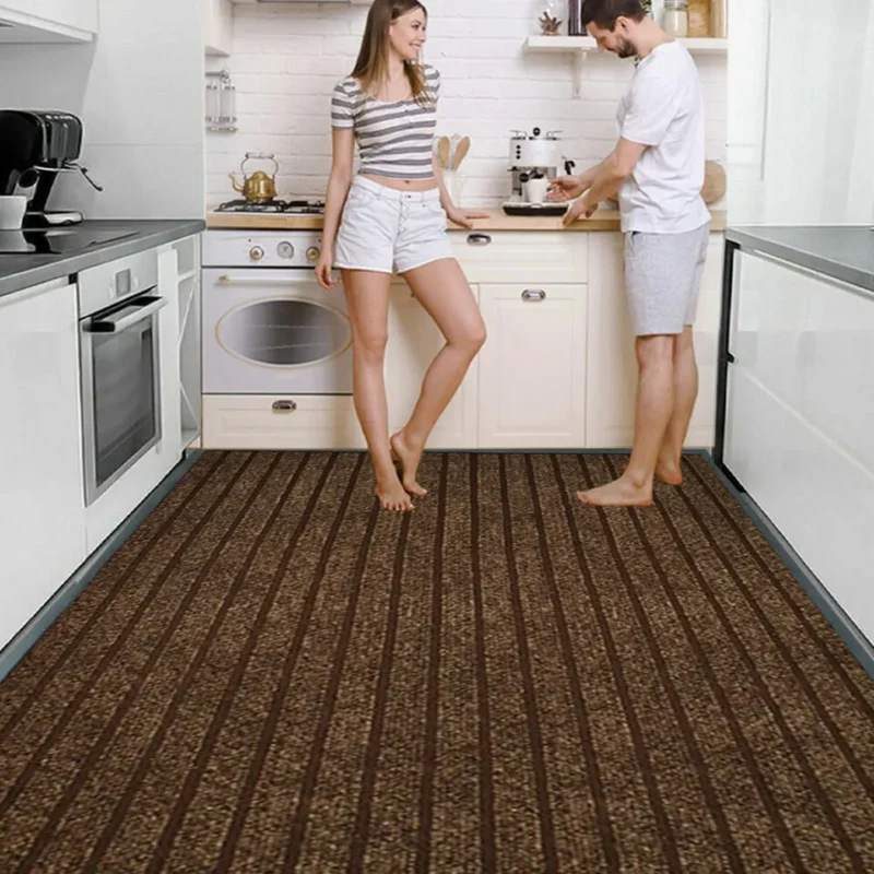 Non-slip kitchen rubber floor mat for modern UK homes