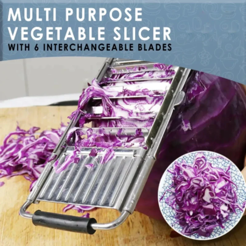 Stainless steel grater with 6 blades – The Nestbay Mart UK