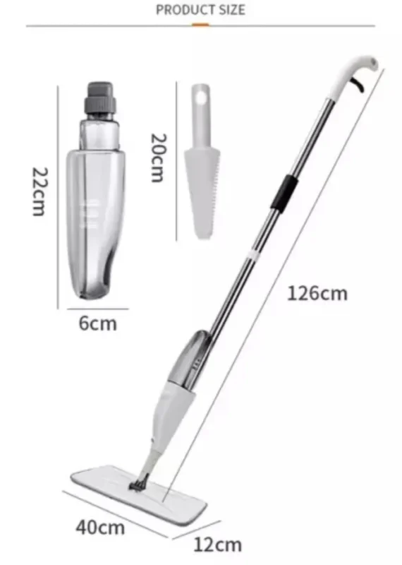 Spray Mop with Microfiber Pads | Floor Cleaning Solution