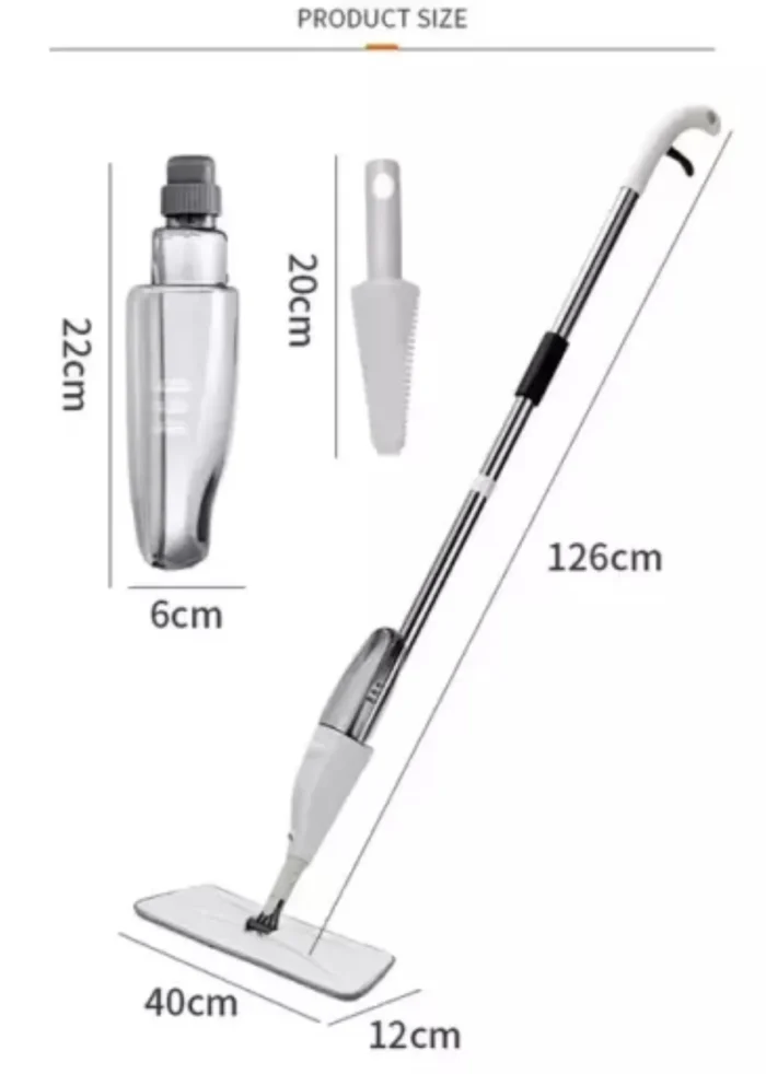 Spray Mop with Microfiber Pads | Floor Cleaning Solution