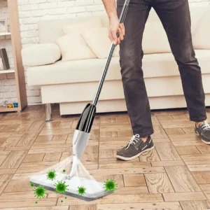 Refillable spray mop cleaning hardwood floor UK home